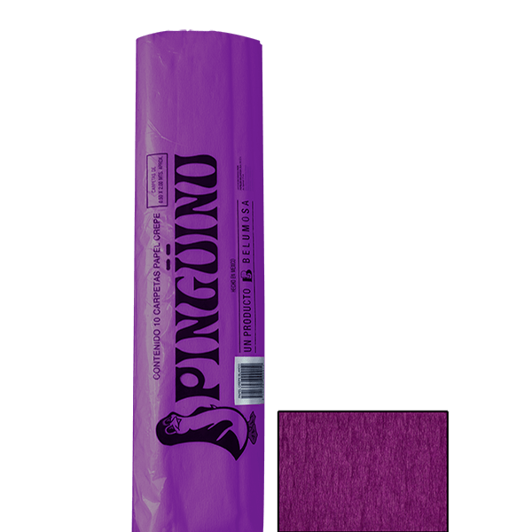 PAPEL CREPE PINGUINO VIOLETA E.10 C.250 22